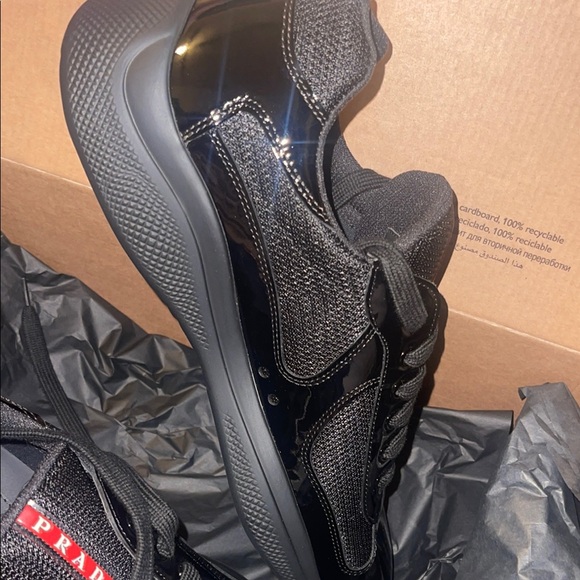 Prada Men's Black Sneakers - Picture 7 of 9